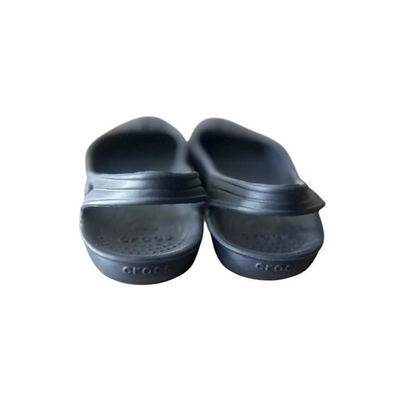 Crocs Kadee Flats Womens 9 Navy Blue Slingback Ballet Comfort Shoes Slip On - Picture 3 of 8